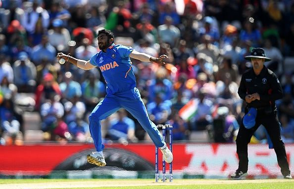 Bumrah swung the game in India's favour by dismissing both set batsmen in the 29th over